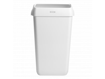 91899 katrin waste bin with lid 25 litre white front