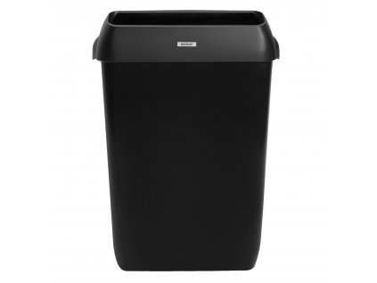 92285 katrin waste bin with lid 50 litre black front
