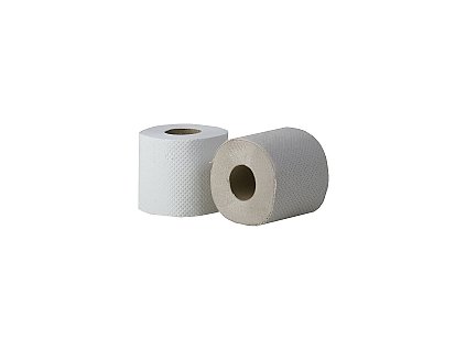 Toaletní papír BASIC 1vrstvý, recykl, 30m, 1x25g/m2, š.9cm, 32ks/bal,