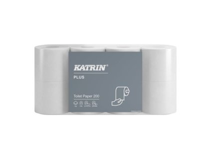 Toaletní papír KATRIN 2vrstvý, 23m, 100 % celulóza, 2x16,5g/m2, 56ks/bal