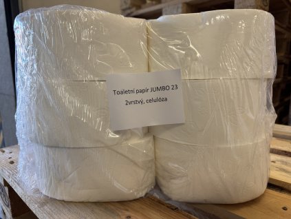 Toaletní papír OLMAR 230 2vrstvý, 100 % celulóza, 160m,š.9cm, 2x16,5g/m2, 6ks/bal