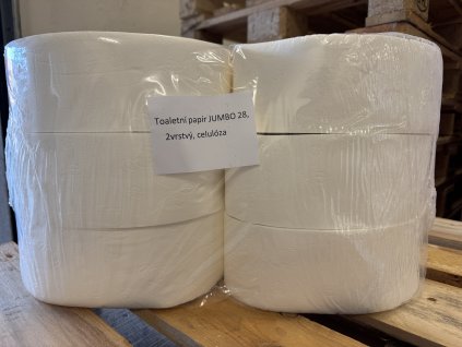 Toaletní papír OLMAR 280 2vrstvý, 100 % celulóza, 260m,š.9cm, 2x16,5g/m2, 6ks/bal