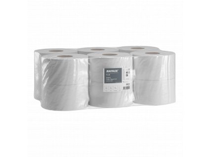 2511 katrin plus jumbo toilet paper roll small 100 meters 2 ply sack