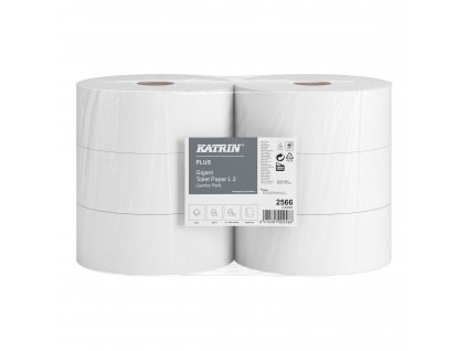 2566 katrin plus jumbo toilet paper roll large 250 meters 2 ply sack