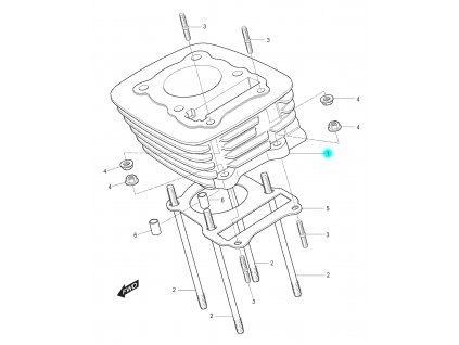 [1] Válec / EURO 2 (FIG02) - Hyosung RT 125