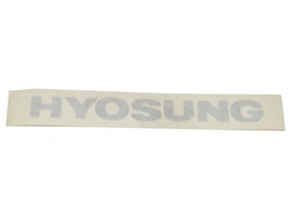 [43] Samolepa HYOSUNG / stříbrná (FIG30) - Hyosung GT 125 N