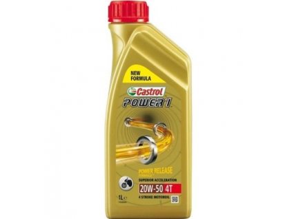 Motorový olej CASTROL POWER 1 4T 20W-50, 1 Litr