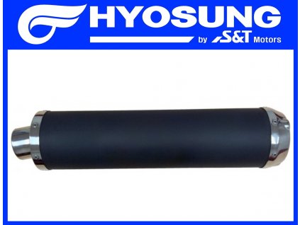 [1] Tlumič výfuku / černý (FIG13) - Hyosung GT 650 N