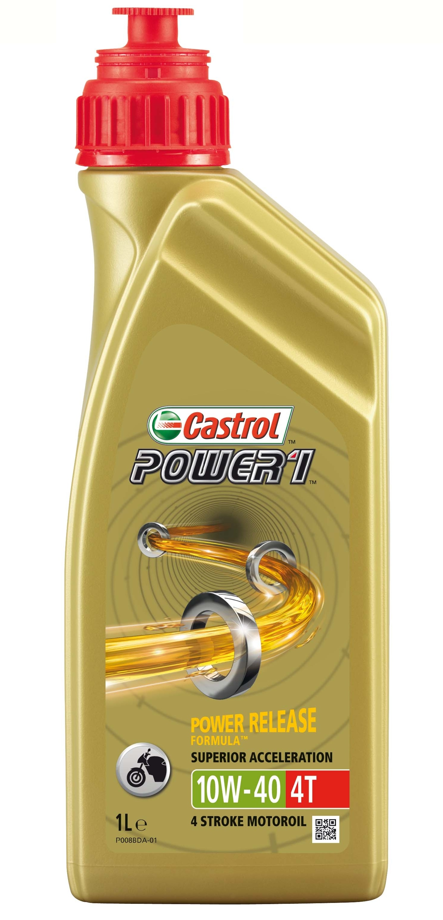 Motorový olej CASTROL POWER 1 4T 10W-40, 1 Litr