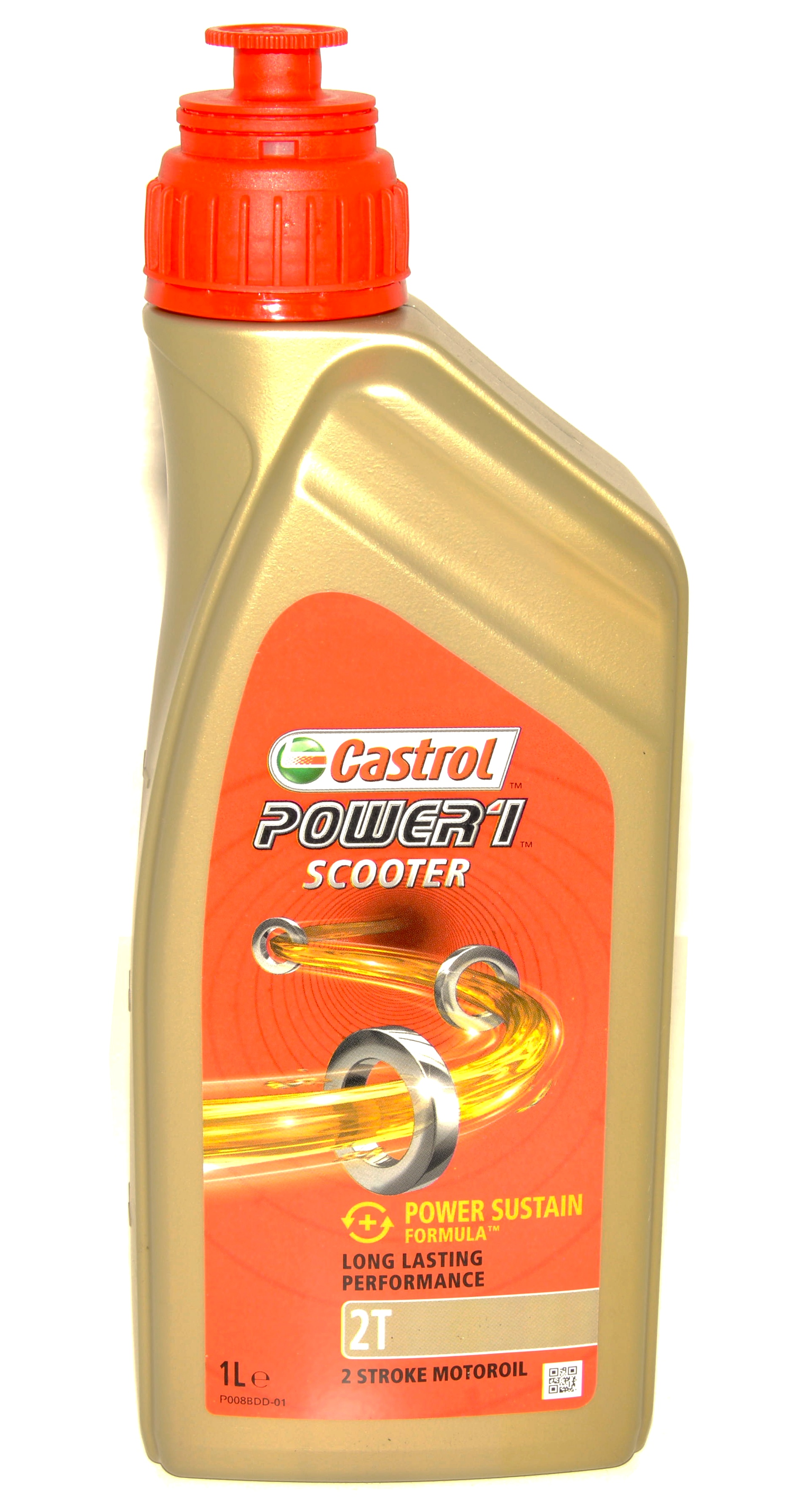 Motorový olej CASTROL POWER 1 SCOOTER 2T, 1 Litr