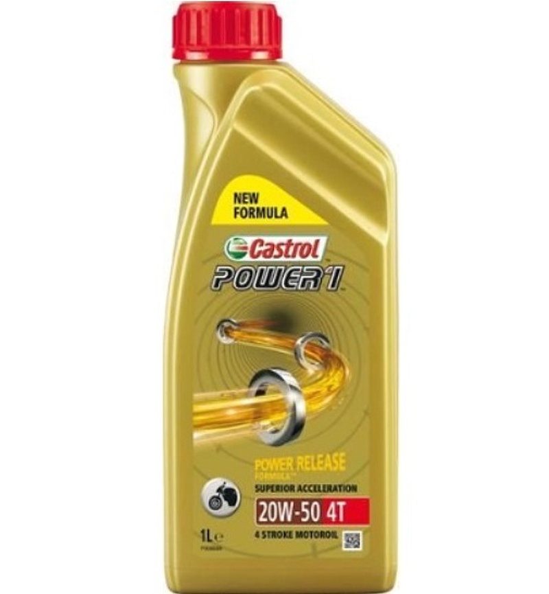 Motorový olej CASTROL POWER 1 4T 20W-50, 1 Litr