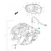 [9] Skříň klikového hřídele levá (skříň klikového hřídele) - Hyosung RX 125