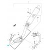 [3] Koleno výfuku s výfukovým svodem (FIG12) - Hyosung GT 125 N