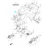 [1] Kapota horní přední / červená perleť (FIG26) - Hyosung SF 50 (PRIMA)