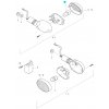 [8] Žárovka (12V G18/10W) (ukazatel směru) - Hyosung GT 650i R J 2012 (FI Delphi)
