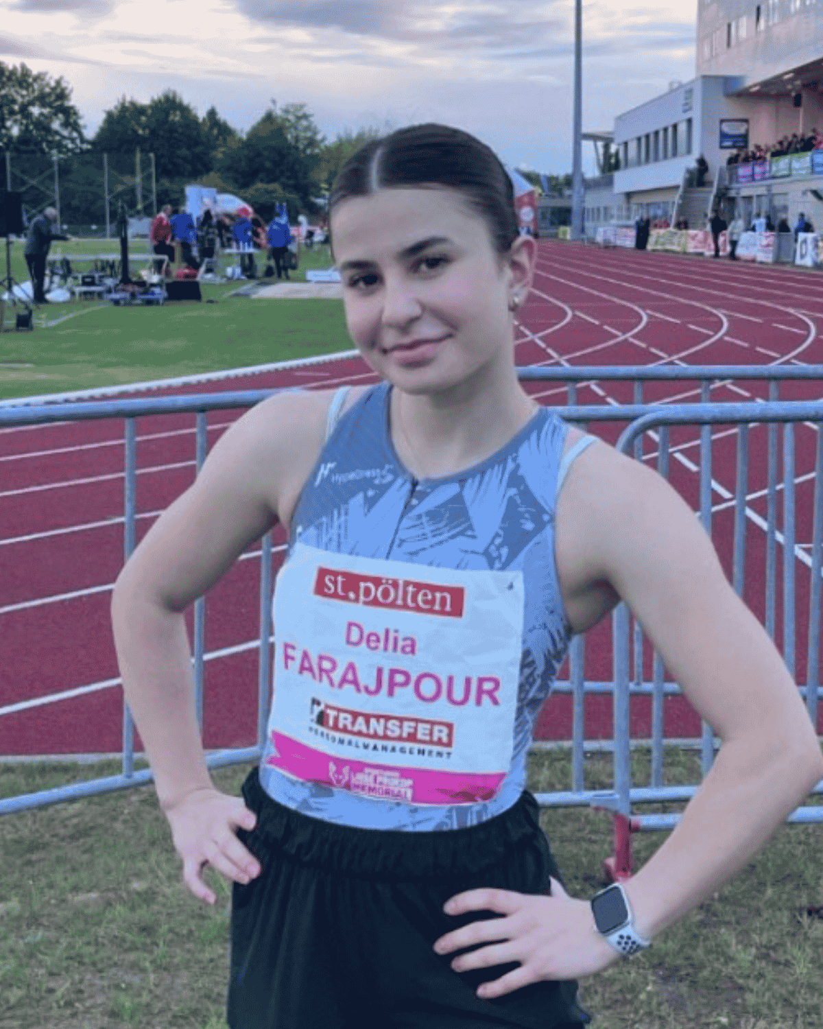 Delia Farajpour — atletika, šprint