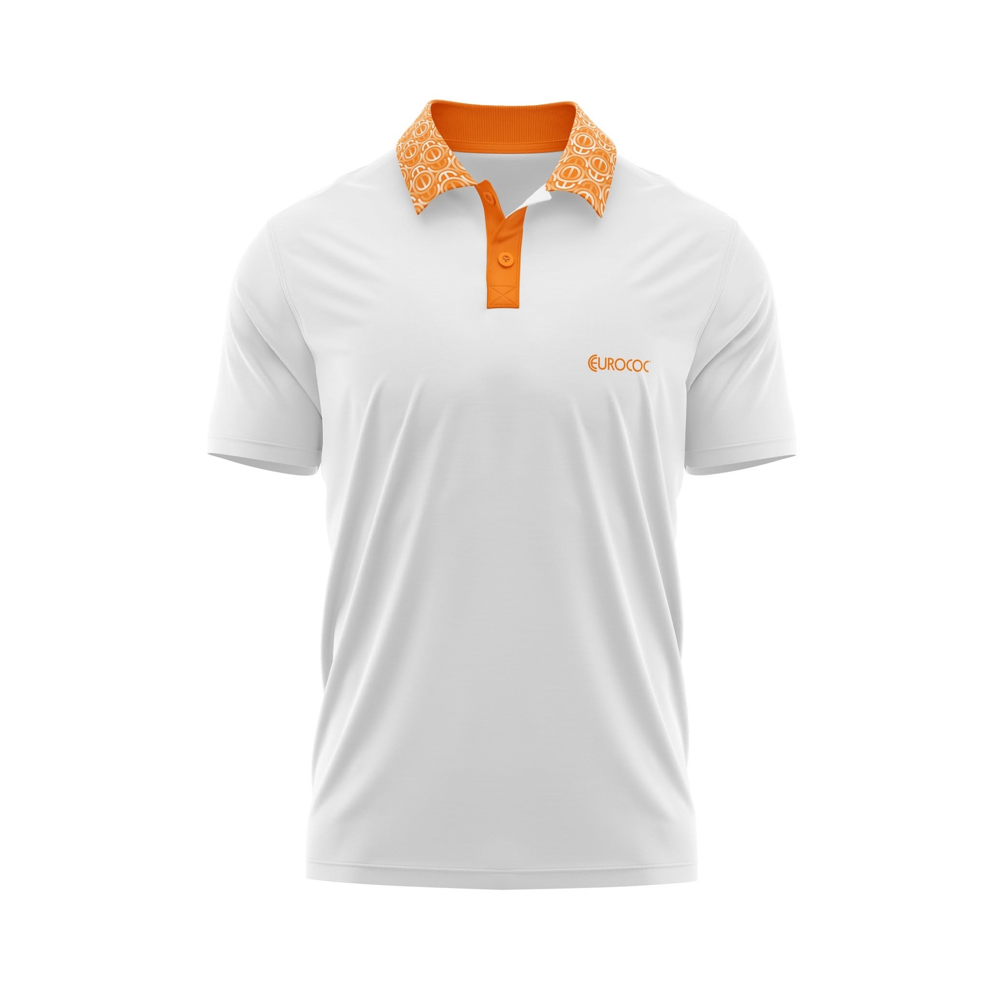 Firemné polo tričko Eurococ – biele