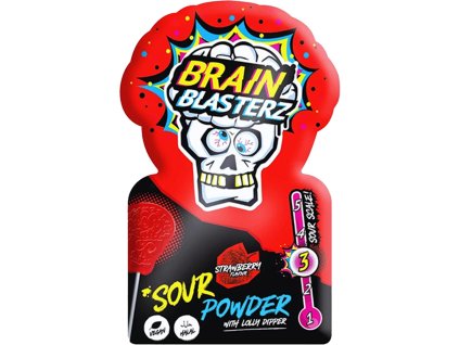 Brain Blasterz Sour Powder with Lolly Dipper 10g 1
