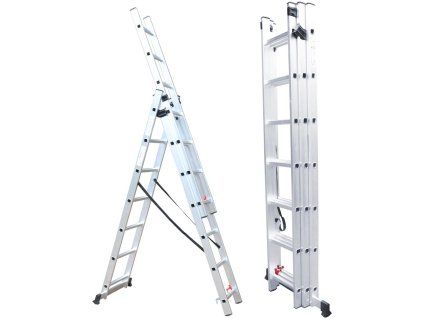 FZZ 4307 Trojdílný žebřík 3x7  FIELDMANN