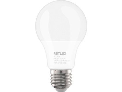 RLL 603 A60 E27 bulb 9W WW D      RETLUX