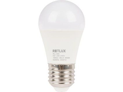 RLL 643 G45 E27 miniG 8W DL    D  RETLUX