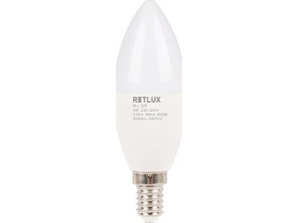 RLL 628 C37 E14 candle  6W DL D   RETLUX