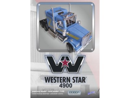 Papírový model tahače Western Star 4900