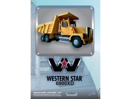 Papírový model sklápěče Western Star 6900 XD