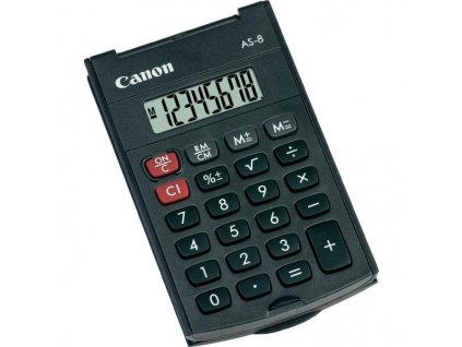 Kalkulačka Canon AS 8 černá