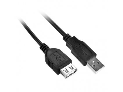 Kabel GoGEN USB, 1,5m, prodlužovací černý obrázek 1