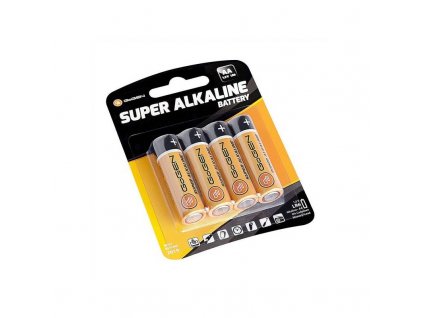 Baterie alkalická GoGEN SUPER ALKALINE AA, LR06, blistr 4ks obrázek 1