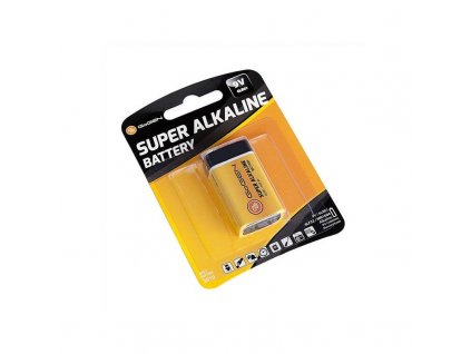 Baterie alkalická GoGEN SUPER ALKALINE 9V, blistr 1ks obrázek 1