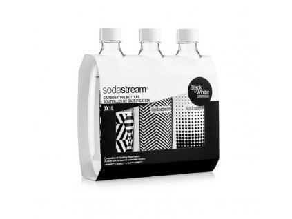 Láhev SodaStream 1l TriPack Fuse Black&White obrázek 1