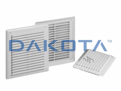 Ventilační mřížka hranatá - plast