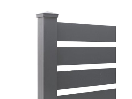 Plotový hliníkový sloupek AZU