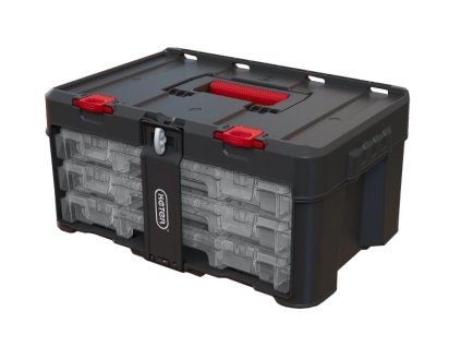 Box na nářadí Stack’N’Roll se třemi organizéry