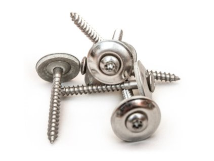 Nerezové vruty V2A (Rozměr 4,5 x 45 mm, V balení 100 ks, Barva antracit)