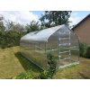Zahradní skleník z polykarbonátu Gardentec Standard  + Komplet 2 střešních oken s automatickými otvírači + Sada těsnění