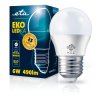 Žárovka LED ETA EKO LEDka mini globe 6W, E27, neutrální bílá obrázek 1