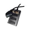 Kabel EMOS SCART 3x SCART + 3x Cinch + S Video, 0,5m černý obrázek 1
