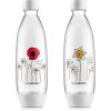 Láhev SodaStream Fuse Duo Pack Květiny v zimě bílá 1l (2ks) obrázek 1