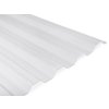 Trapézový polykarbonát s jemnou strukturou - čirý