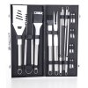 Grilovací nářadí sada 17 ks, hliníkový kufr