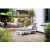 Zahradní lehátko Mallorca s polstrem