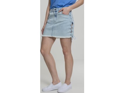 Ladies Denim Lace Up Skirt