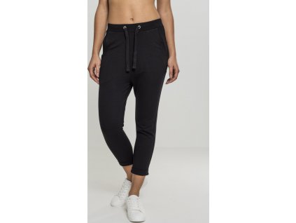 Dámske tepláky s nízkym sedom Ladies Open Edge Terry Turn Up Pants