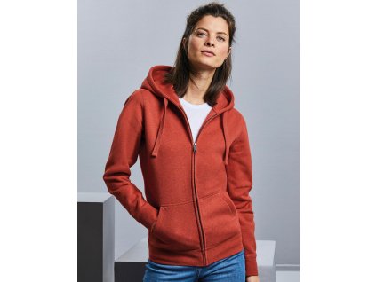 Dámska mikina Authentic Melange Zipped Hood Sweat