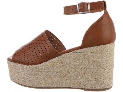 Dámske espadrilky camel