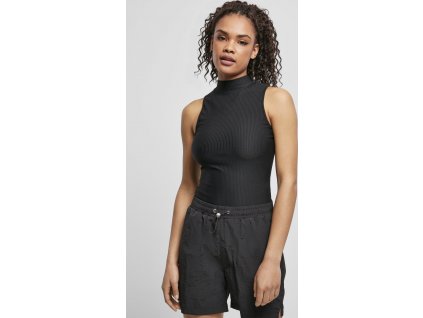 Dámske rolákové body Ladies Sleeveless Rib Turtleneck Body