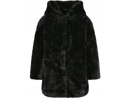 Detský kabát s kapucňou Girls Hooded Teddy Coat